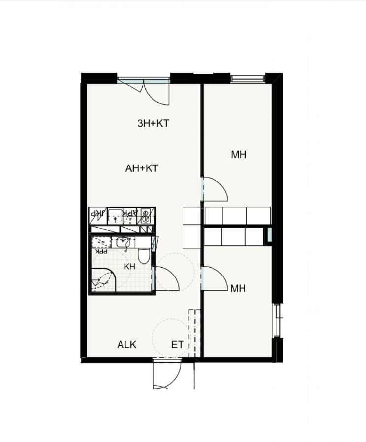 Forenom Aparthotel Tampere Kaleva المظهر الخارجي الصورة