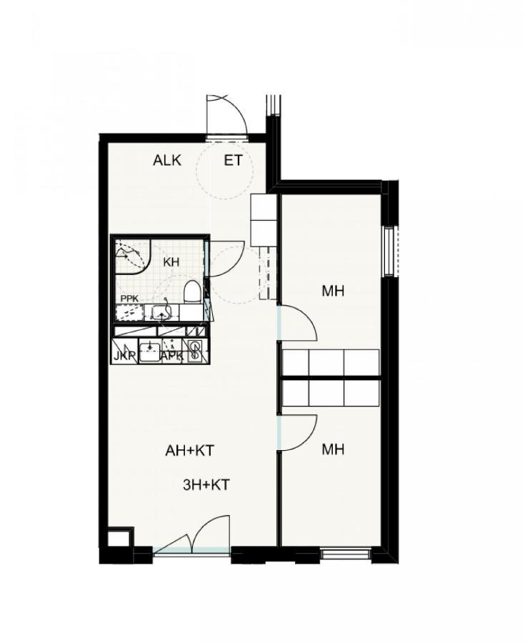 Forenom Aparthotel Tampere Kaleva المظهر الخارجي الصورة